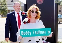 A main thoroughfare on East Mississippi Community College’s Scooba campus has been named after Buddy Faulkner, a 1964 graduate of EMCC who was among the college’s top supporters up until his death in 2009.