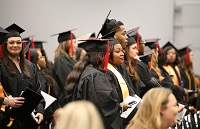 East Mississippi Community College held fall 2018 graduation ceremonies Dec. 11 at its Scooba and Golden Triangle campuses. More than 400 students qualified to participate in the commencement ceremonies for academic and career-technical graduates from the Scooba, Golden Triangle, Columbus Air Force Base, Naval Air Station Meridian, Lion Hills, West Point Center and online/eLearning campuses.