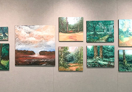 Here are a few of the works by East Mississippi Community College art instructor Terry Cherry on display in the Mississippi Gulf Coast Community College’s Jackson County Campus Fine Arts Gallery.