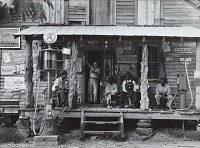 This photo of a general store in Gordonton, N.C., circa 1936, is part of the “Crossroads: Change in Rural America” exhibition that will be on display at EMCC in early 2021. Photo by Dorothea Lange, Library of Congress