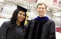 Kelsey Hearn, 18, graduated from East Mississippi Community College May 4, prior to receiving her high school diploma.
