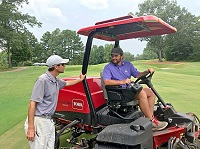 Long days are in store for former, current and future students of East Mississippi Community College’s Golf & Recreational Turf Management program tasked with helping keep the greens and fairways in optimum condition next week during the United States Golf Association’s 2019 U.S. Women’s Amateur Championship at Old Waverly Golf Club in West Point.