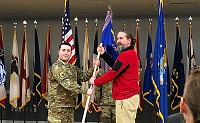 East Mississippi Community College Information Systems Technology Department Director Brandon Sesser was named an Honorary Commander of the 14th Communications Squadron at Columbus Air Force Base during an induction ceremony that took place Tuesday, Jan. 21.