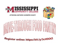 East Mississippi Community College has been awarded a $5,000 grant that will be used in part to create a drive-through food pantry for mothers who reside in Kemper County.