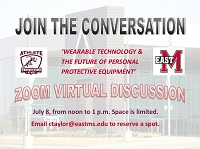 Athlete Engineering at Mississippi State University and The Communiversity at East Mississippi Community College are hosting an online Zoom discussion to examine how wearable technology widely used in sports can benefit industry.