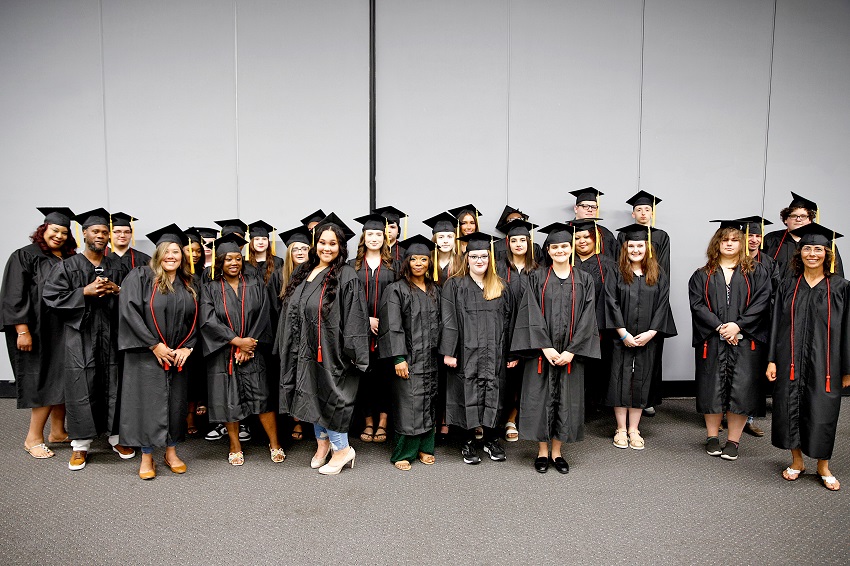 Students in East Mississippi Community College’s Adult Education Launch Pad program participated in a graduation ceremony on the college’s Golden Triangle campus on May 30.