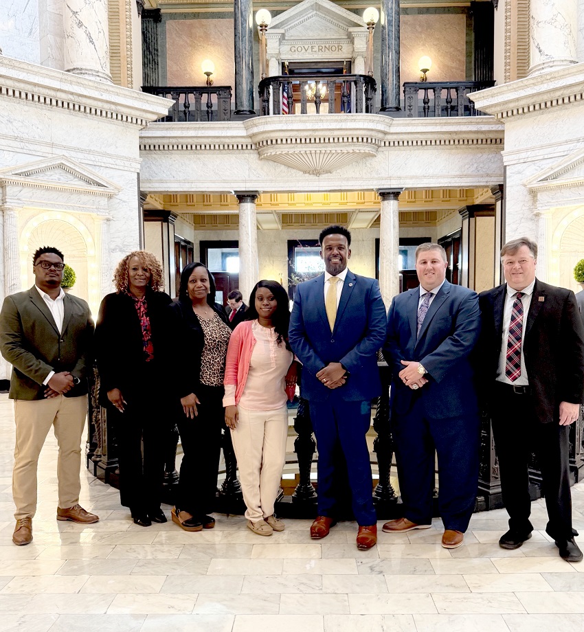 Members of the 2025 EMCC LEO Leadership class visited Mississippi’s state capitol building in Jackson Tuesday where they met with state representatives and senators in the college’s six-county district.