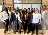 Students in the Practical Nursing program on East Mississippi Community College’s Scooba campus pictured here were awarded grants from The Bower Foundation.